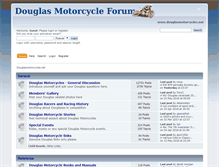 Tablet Screenshot of douglasmotorcycles.net