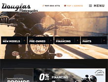 Tablet Screenshot of douglasmotorcycles.com